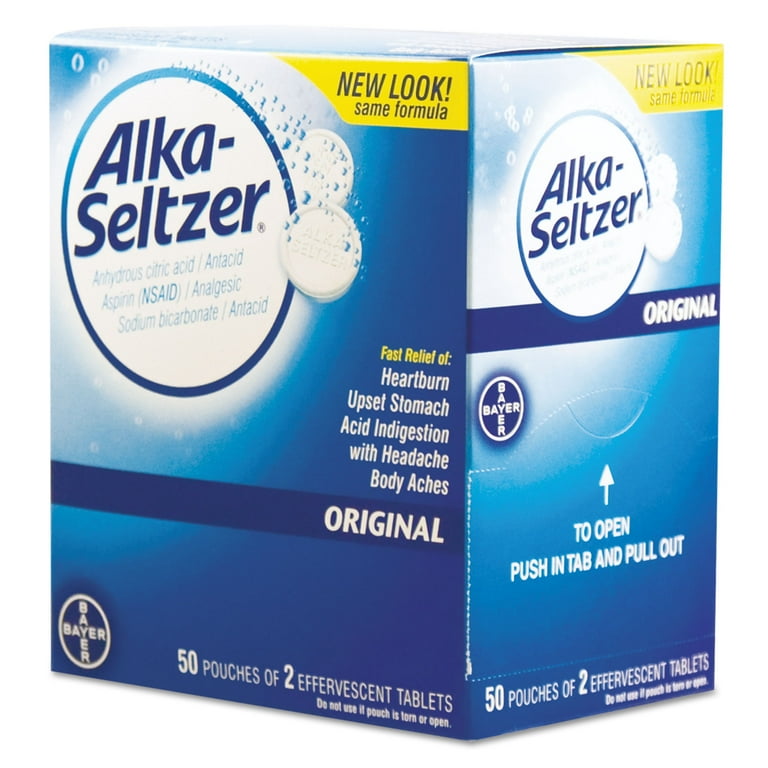 Antacid and Pain Relief Medicine, Two-Pack, 50 Packs/Box Antacid and Pain Relief Medicine, Two-Pack, 50 Packs/Box
