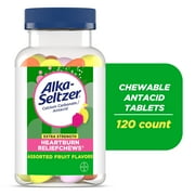 Alka-Seltzer Extra Strength Heartburn Relief Chews Antacid Tablets 120 Ct