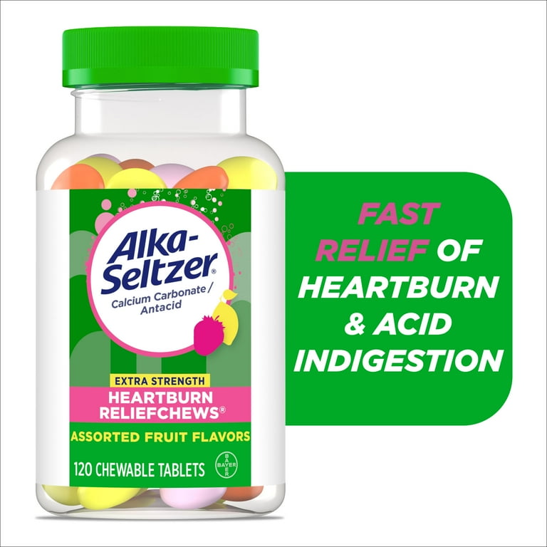Alka-Seltzer Extra Strength Heartburn ReliefChews, Antacid for