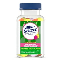 Alka-Seltzer Extra Strength Heartburn Relief Chews Antacid Tablets 120 Ct