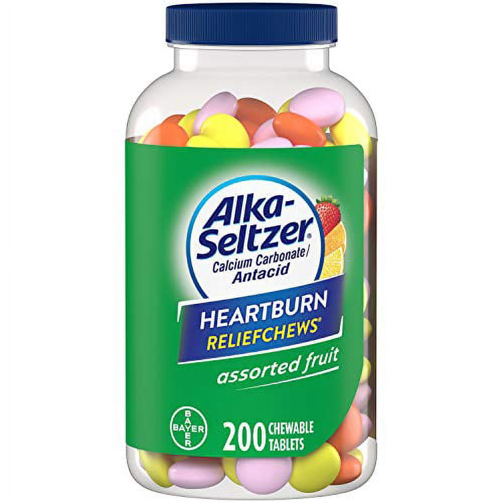 AlkaSeltzer Extra Strength Heartburn Relief Chews, Assorted Fruit