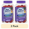 (2 pack) AlkaSeltzer Heartburn Relief + Gas Relief Chews, Tropical