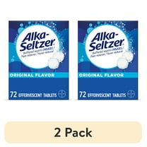 (2 pack) Alka-Seltzer Original Pain Relief Effervescent, 72ct