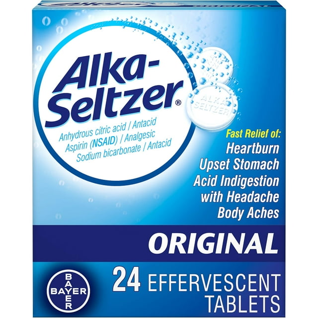Alka-Seltzer Original with Aspirin (Pack of 14)