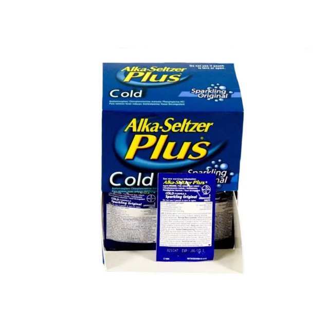 Alka Seltzer Plus Cold Flu Severe Dispenser 2 ct Case 20 Units