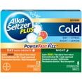 thumbnail image 1 of Alka-Seltzer Plus Powerfast Fizz Severe Day + Night Cold Medicine, Effervescent Tablets, 20 Count, 1 of 7