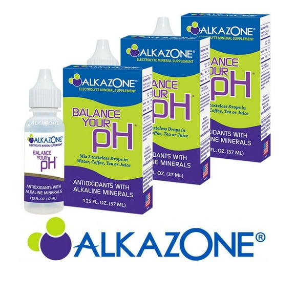 AlkaZone - Alkaline Balance Your pH 1.25 fl oz (3-Pack)