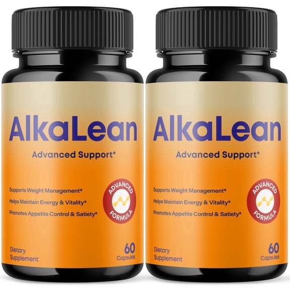 Alkalean Advanced Formula Pills Supporting Energy and Healthy Lifestyle Alka Lean 120 Capsules