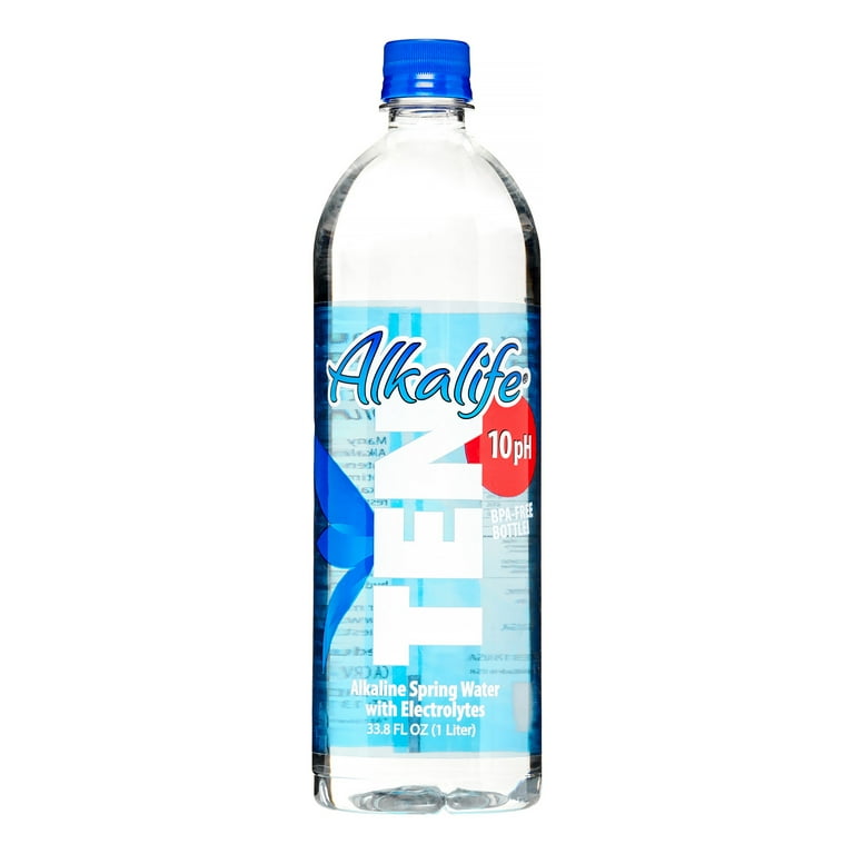 alkalife Ten Spring Water - 33.8 oz (Pack of 12)