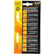 Alkaline AA Batteries, High Performance Power for Digital Cameras, Toys, Flashlights and More, with Reliable Longevity, Leak Resistant Design and Sleek Black and Orange Packaging