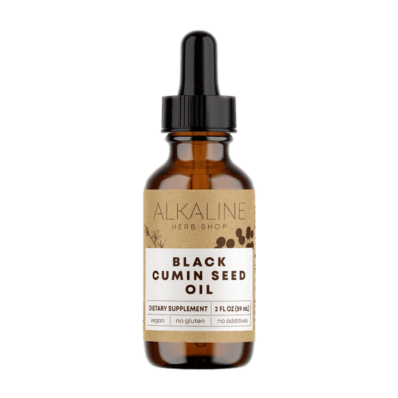 Alkaline Herb Shop: Black Seed Oil Supplement (Black Cumin Seed Oil) 2 FL OZ