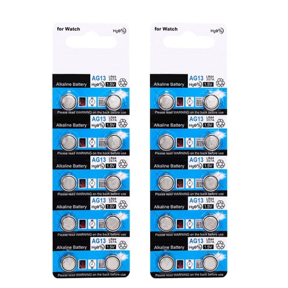 Alkaline LR44 1.5V Coin Cell Batteries Button Cell For Watches Calculators Toy
