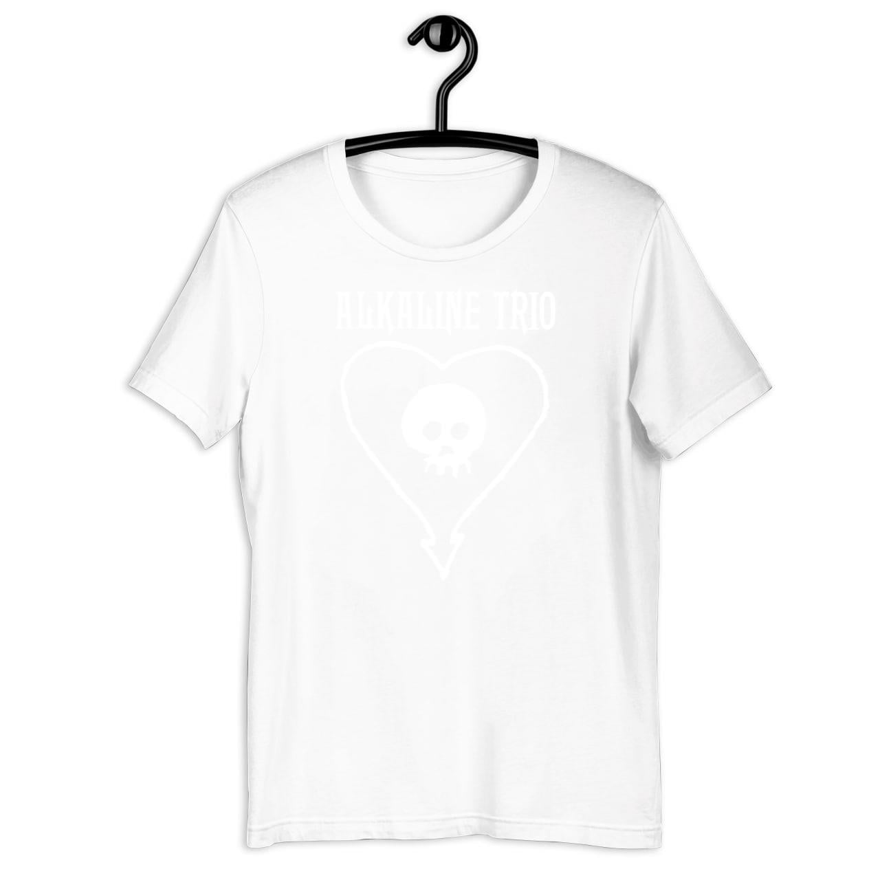 Maglietta Alkaline Trio Uomo – Classic Heartskull, Cotone, Manica Corta (Taglia Unica)