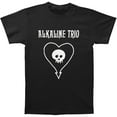 thumbnail image 1 of Alkaline Trio Men's Classic Heart Skull T-Shirt Black Small | Officially Licensed Merchandise, 1 of 5