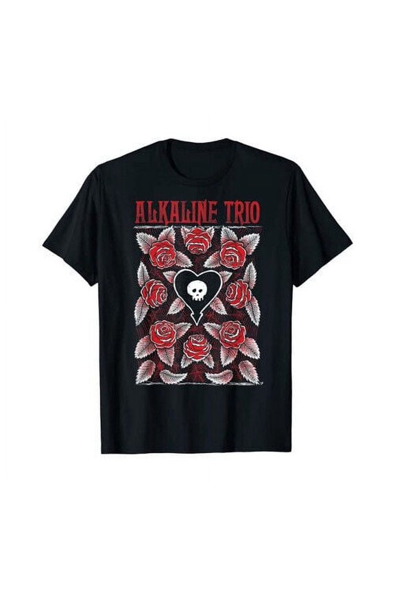 Alkaline Trio Roses Black T-Shirt