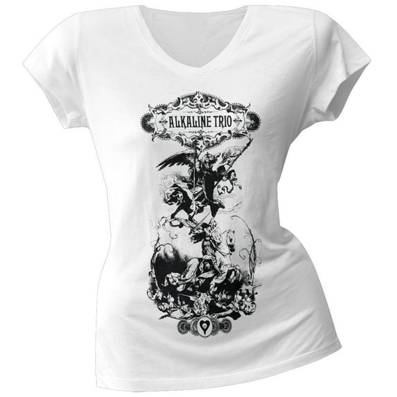 Alkaline Trio Women's Juniors Kingdom Short Sleeve T Shirt