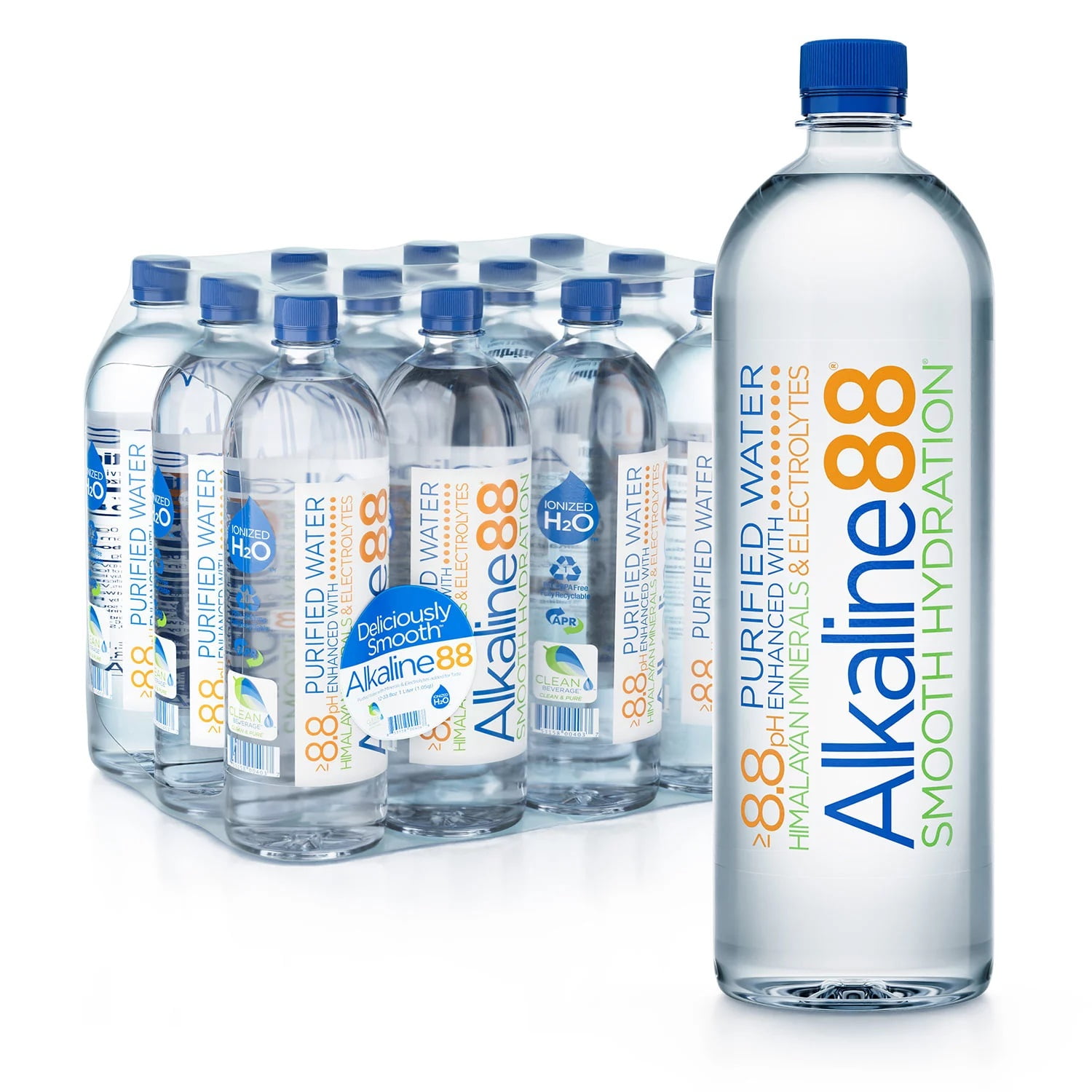 Alkaline88 Purified Water, Enhanced with Electrolytes and Minerals 1