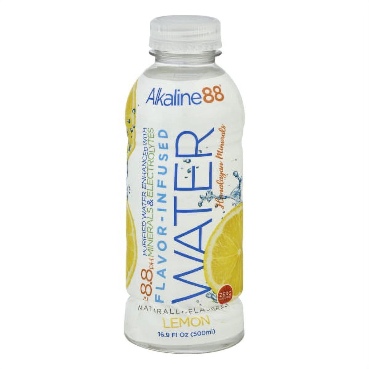 Alkaline88 - Water Alk Lemon 8.8 Ph - Case Of 12 - 16.9 Fz - Walmart.com