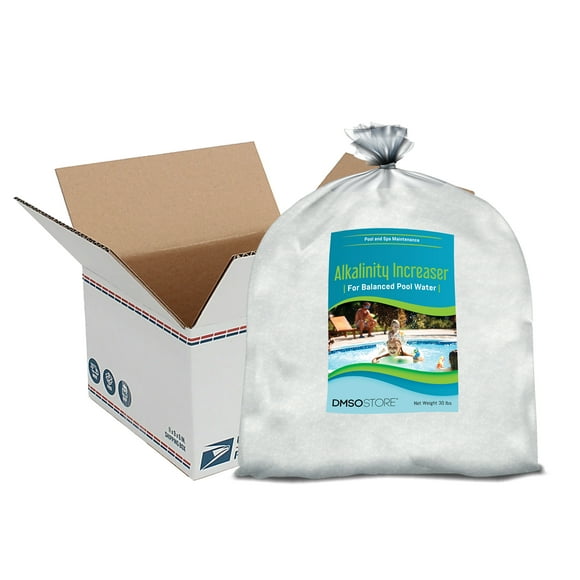 Alkalinity Increaser for Pools and Spa. Pure 99.95% Sodium Carbonate (Soda Ash Dense) 30 lbs