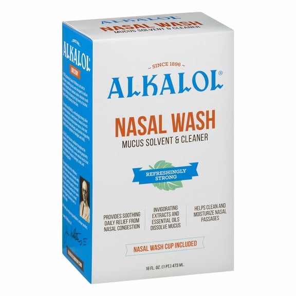 Alkalol Nasal Wash Cleaner Kit - 16 Oz, 6 Pack