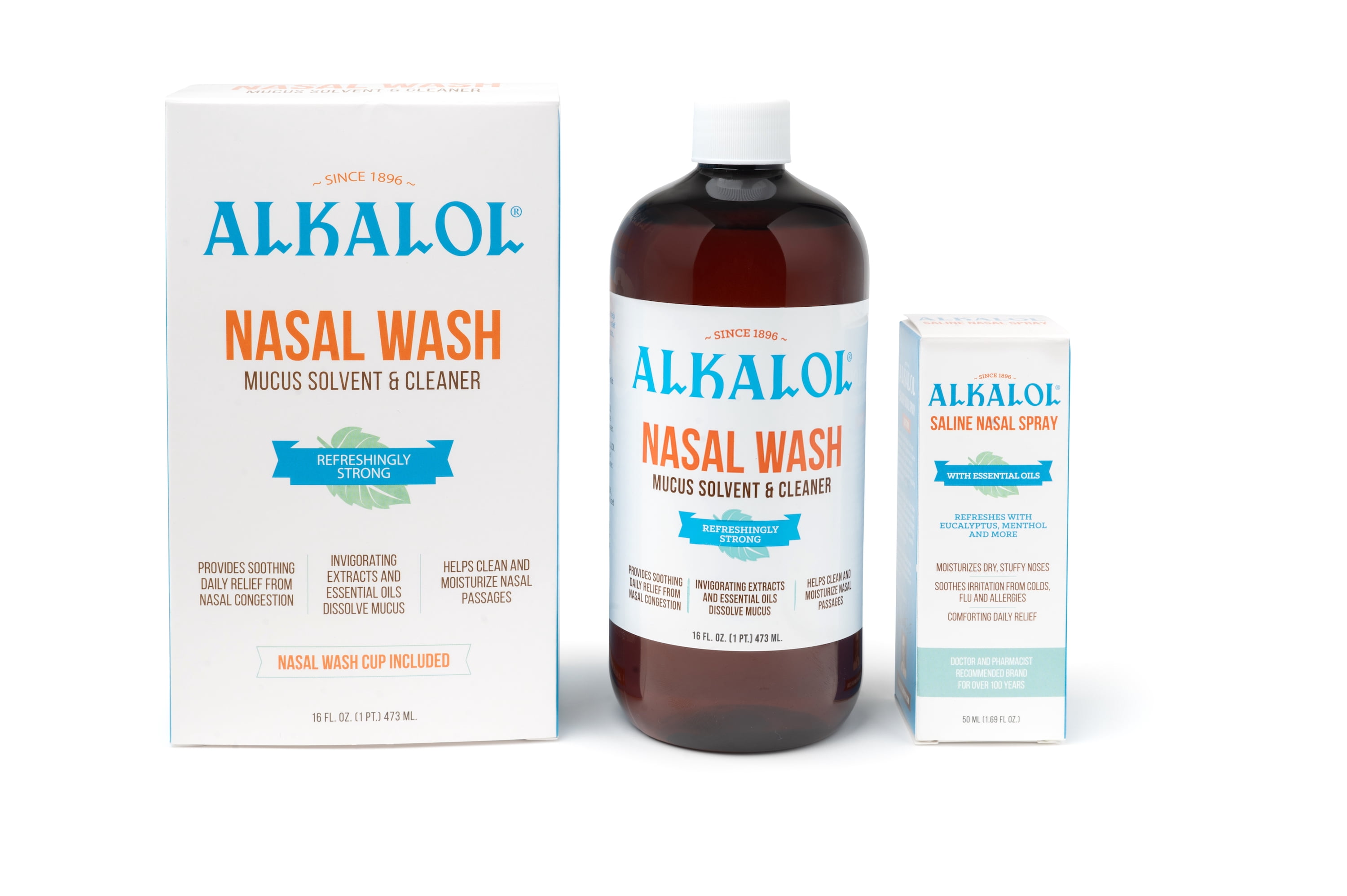 Alkalol Solution Nasal Wash Bonus Pack, 2.5 Pound