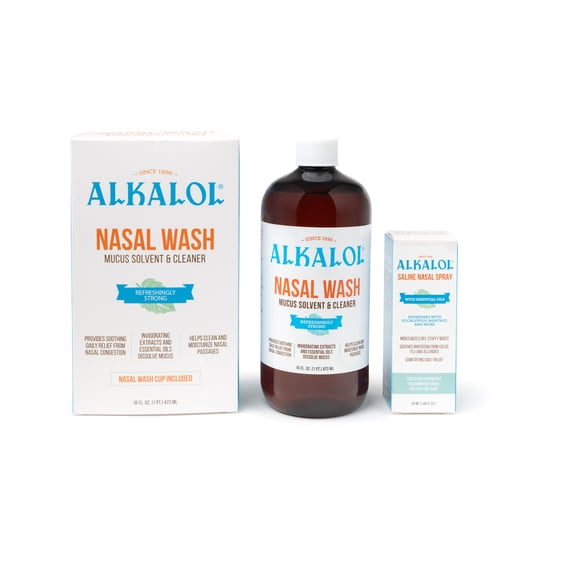 Alkalol Solution Nasal Wash Bonus Pack, 2.5 Pound