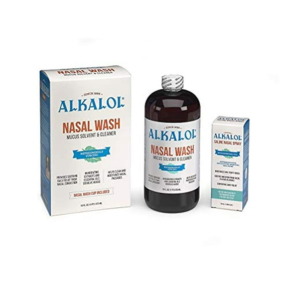 Alkalol Solution Nasal Wash Bonus Pack, 2.5 Pound