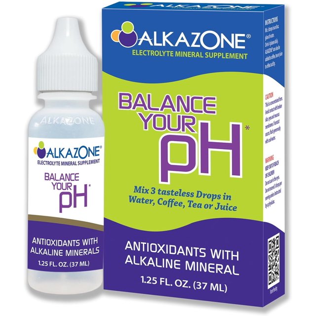 Alkazone Balance Your pH, Antioxidants Alkaline Mineral Drops, Single 1