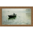 thumbnail image 1 of Alkejegeren 40x24 Large Gold Ornate Wood Framed Canvas Art by Frits Thaulow, 1 of 2