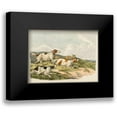 thumbnail image 1 of Alken, Henry Thomas 14x12 Black Modern Framed Museum Art Print Titled - Running Hounds, 1817, 1 of 5