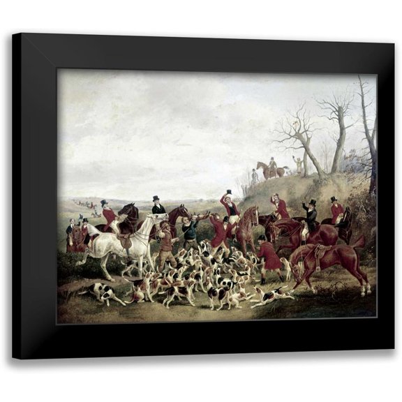 Alken, Henry Thomas 18x15 Black Modern Framed Museum Art Print Titled - Kill