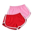 thumbnail image 1 of Alkepwun 2PC Athletic Shorts for Women Comfy Stretch Sports Shorts Girls Summer Short Pants Dolphin Workout Shorts for Yoga Dance Cycling Hiking, 1 of 2
