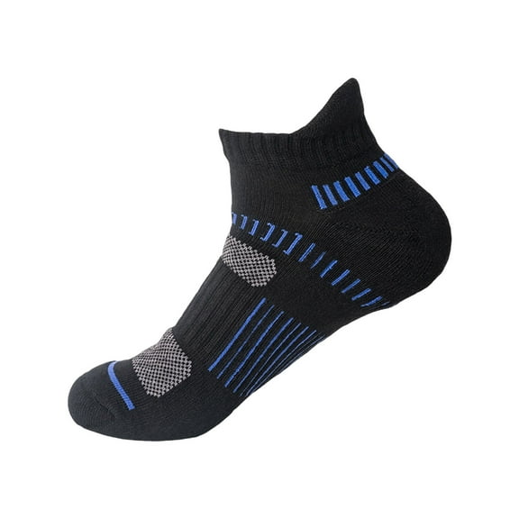 Alkepwun 6 Pairs Thick Bottom Of Loop Elastic Training Exercise In Tube Men Socks