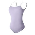 thumbnail image 1 of Alkepwun Ballet Leotard Women Backless Low-Neckline Adjustable Spaghetti Straps Dance Bodysuit Comfortable Stretchy Breathable with Padding Rompers for Gymnastics Yoga, 1 of 7