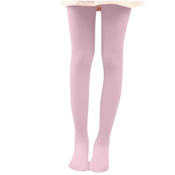 Alkepwun Ballet Tights Lightweight High-Stretch Stockings for Children Ultra Soft Elastic Footed Tights for Toddler Girls Warm Stockings for School Uniforms