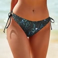 thumbnail image 1 of Alkepwun Bikini Bottoms for Women Sexy Tie Side Floral Printed Swimwuit Bottom Low Rise Bathing Suits Bottoms, 1 of 6