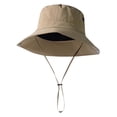 thumbnail image 1 of Alkepwun Bucket Hat Quick Dry Packable Adjustable Windproof Drawstring Sun Hats Unisex Wide Brim UV Protection Waterproof Boonie Cap for Fishing Hiking, 1 of 4