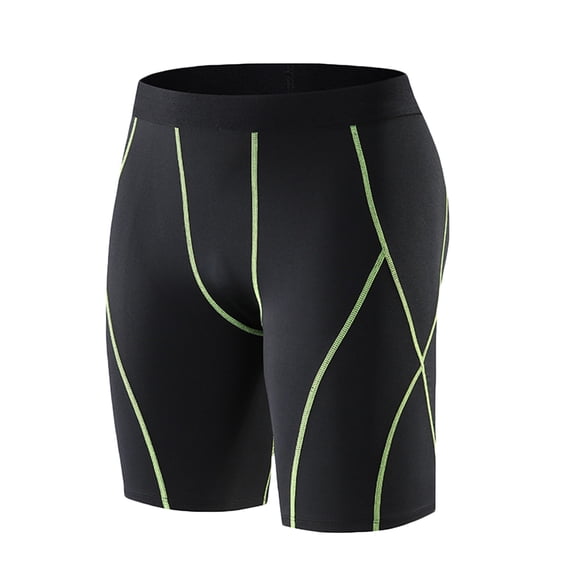 Alkepwun Compression Shorts Men Athletic Workout Running Performance Baselayer Underwear High Stretch Breathable Sweat Wicking Training Yoga Pants