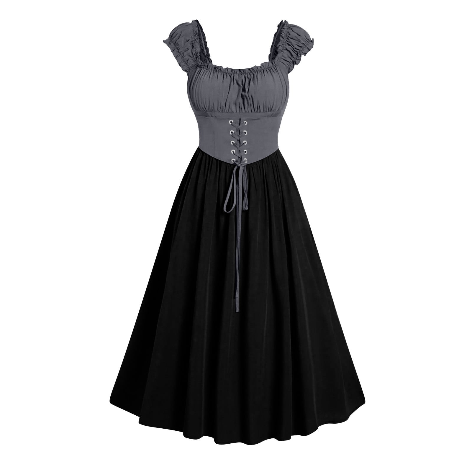 corset back milkmaid dress CORSET BACK!! Off white milkmaid dress #fyp #foryoupage #fashion #onlineshop #milkmaid #dress