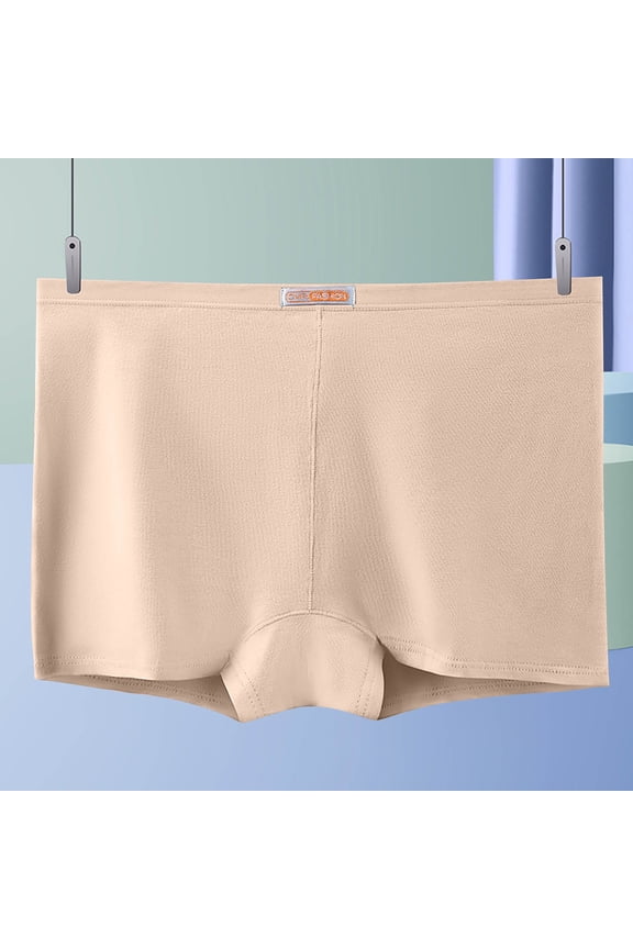 Cotton Underwear for Women Boyshort Underwear Seamless Boxer Panties Breathable Stretch Boxer Briefs for Ladies on Clearance