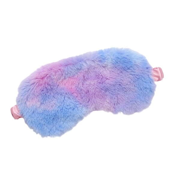 Alkepwun Eye Masks for Sleep Plush Furry Soft Comfortable Blindfold Sleep Masks Unisex Vibrant Colors Sleep Travel Nap Sleeping Night Eyeshade Cover