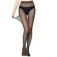 thumbnail image 1 of Alkepwun Fishnet Stockings for Women Solid Color Sexy Tight-Fitting Tights Black Sheer Mesh Leggings High Waist Pantyhose Stretchy Going Out Stockings Erotic Silk Stockings Halloween Cosplay, 1 of 5