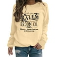 thumbnail image 1 of Alkepwun Halloween Sweatshirts for Women Salem 1692 Broom Co. Shirt Fleece Lined Halloween Witch Sweaters Crewneck Holiday Pullover Long Sleeve Tops, 1 of 6
