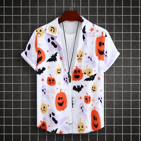 Alkepwun Hawaiian Shirt for Men Button Down Shirts Casual Short Sleeve Floral Tropical Regular-fit Summer Vacation Beach Shirts on Clearance