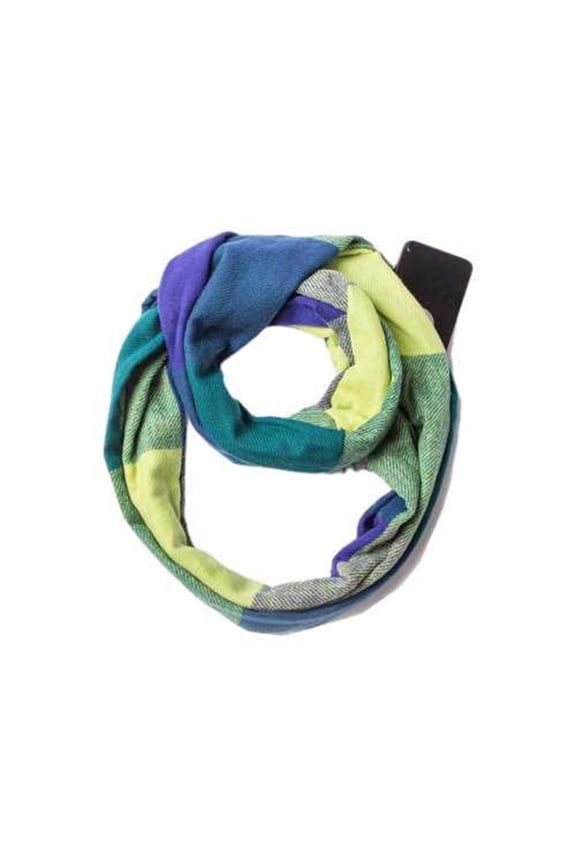 Infinity Scarf Unisex Christmas Plaid Pattern Versatile Scarf with Hidden Zipper Pocket Cotton Lightweight Comfortable Pullover Neck Warmer Portable for Outdoor Travel Warm Styling