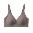 thumbnail image 1 of Alkepwun Jelly Bras for Women Plus Size Full Coverage Push Up Supportive Seamless Comfortable No Underwire Tshirt Bra U-Shaped Back Adjustable Straps Underwear, 1 of 6