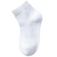 thumbnail image 1 of Alkepwun Kids Ankle Socks Durable Color-Blocked Pure Cotton Socks Comfortable Breathable Sports Running Socks for Girls Boys School Uniform Boat Socks, 1 of 3