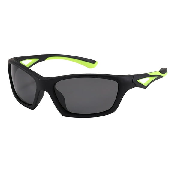 Alkepwun Kids Sunglasses Boys Girls UV Protection Flexible Frame Polarized Sport Sunglasses Wrap-Around Waterproof Cool Sunglasses for Baseball Beach