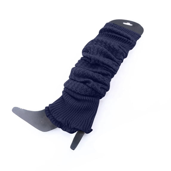 Alkepwun Leg Warmers for Women Cable Knit Long 80s Retro Workout Gym Pilates Yoga Knee High Socks Solid-Color Warm Comfort Breathable Long Boot Socks