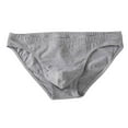 thumbnail image 1 of Alkepwun Men's Casual Solid Color Fashion Waist Sexy Underwear Breathable Briefs, Comfortable and Stylish Mid-Waist Underwear for Everyday Wear or Special Occasions, 1 of 6